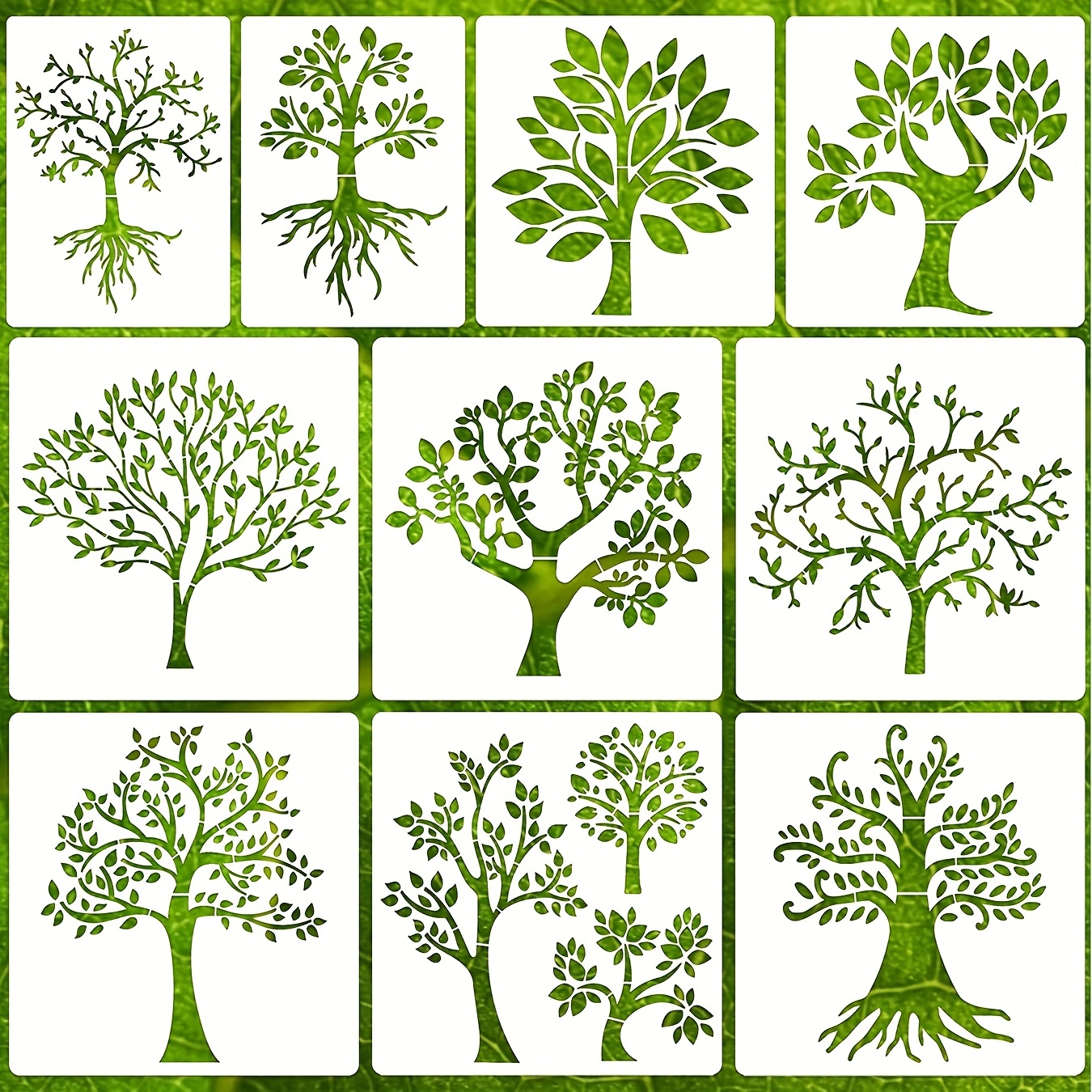 Tree Stencils Tree Of Life Stencil For Painting On Wood - Temu