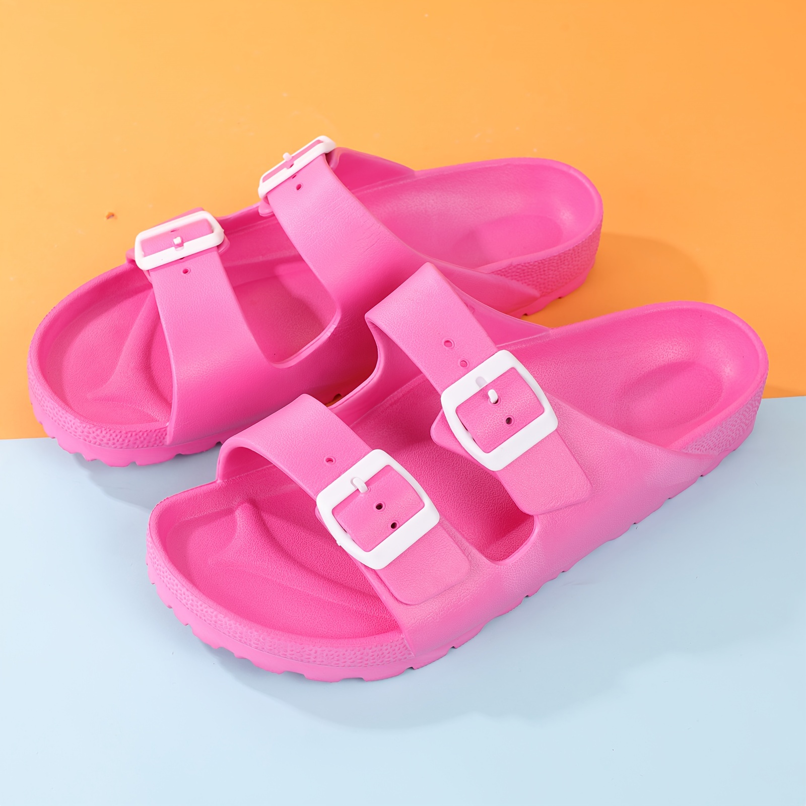 Comfortable Slip Sandals Lightweight Waterproof Adjustable - Temu