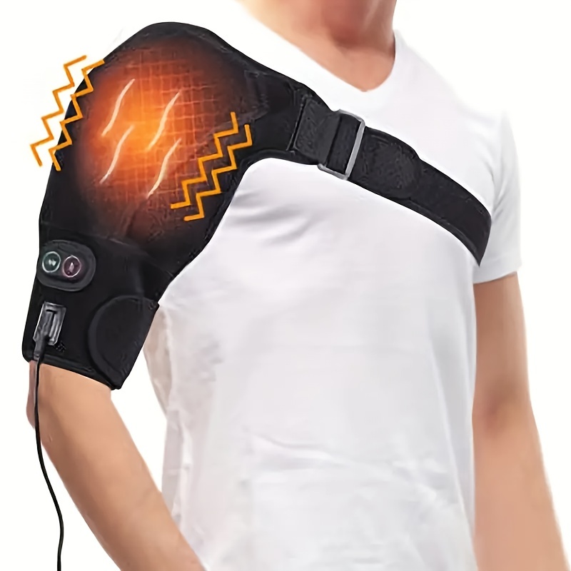 Relax With The USB Heated Shoulder Heating Massager Brace, 1pc