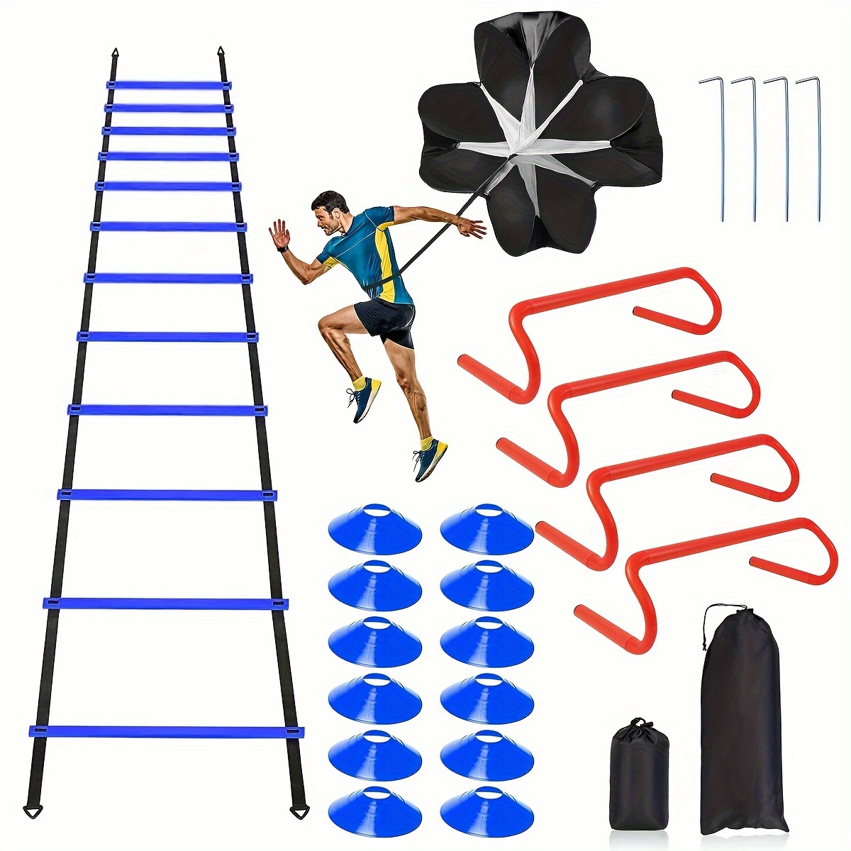 Agility Ladder - Speed Cones Training Set