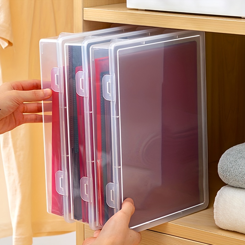 3 pcs set Household Document Storage Box Family Account Book Box