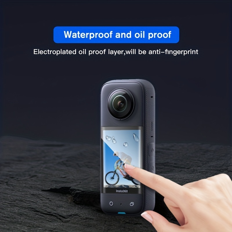 Screen Protector for Insta360 ONE X3 LCD Waterproof 360 Action Camera [2  Pack] Tempered Glass Easy Installation