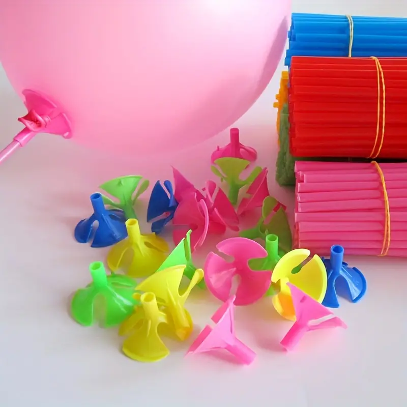 30pcs, Balloon Accessories, Handheld Balloon Rod Holder, Plastic Rod, Party  Supplies, Wedding Supplies, Birthday Supplies, Home Decor, Room Decor, Gar