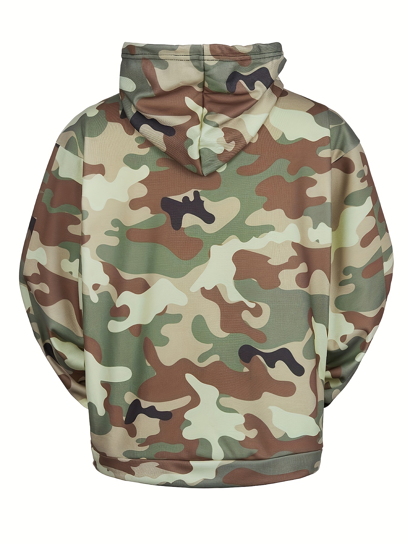 Sudadera con capucha de camuflaje militar para hombre, otoño e invierno,  con capucha para hombre