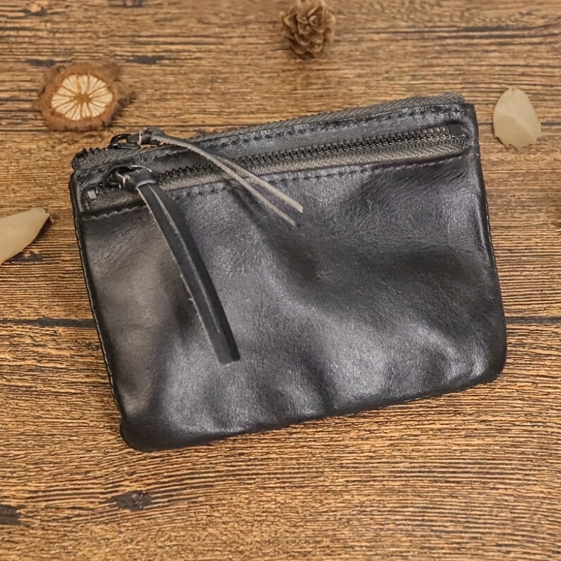 Handmade Fashion Leather Wallet Black