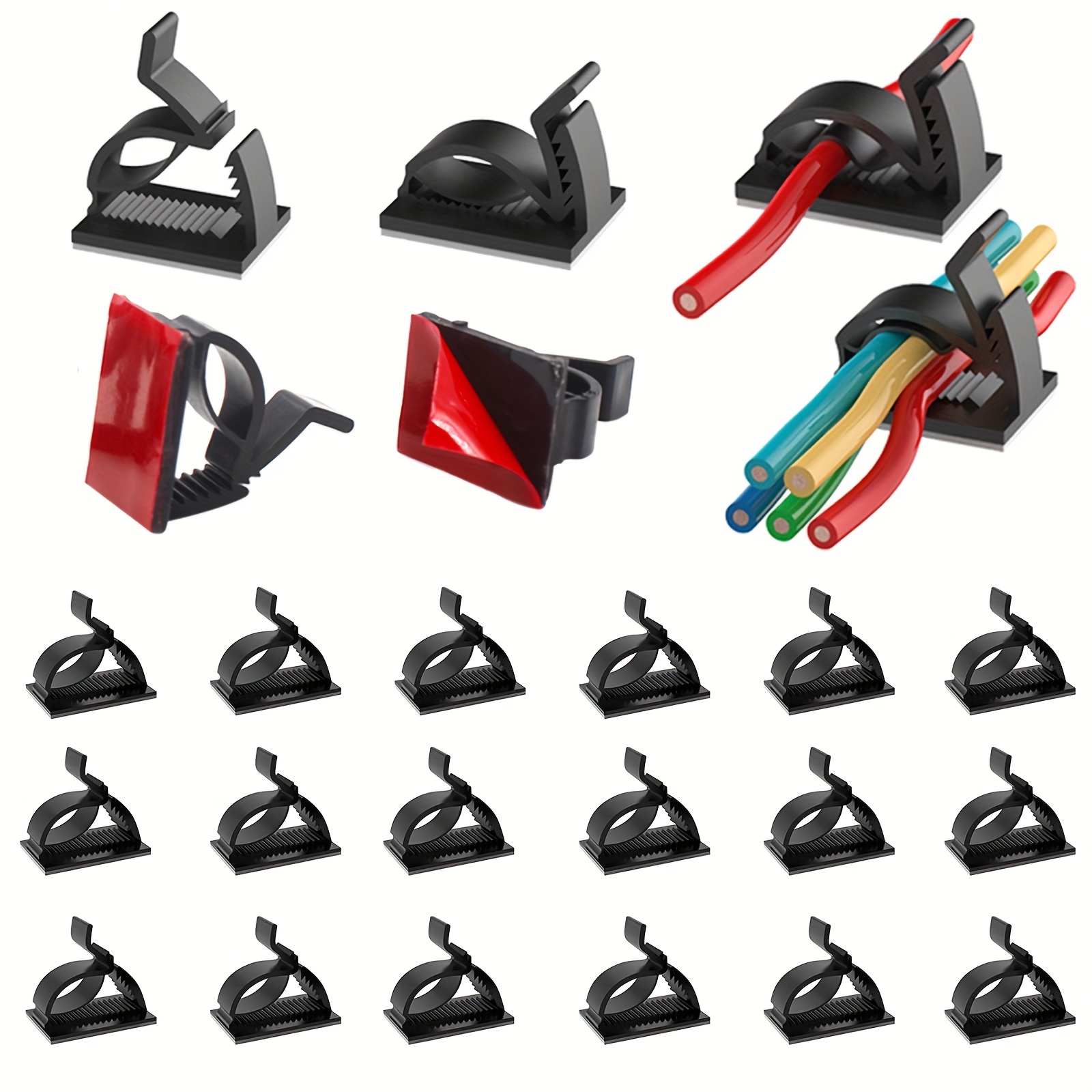 Cable Clips Outdoor Wire Clips Adhesive Cable Hooks Cord - Temu Canada