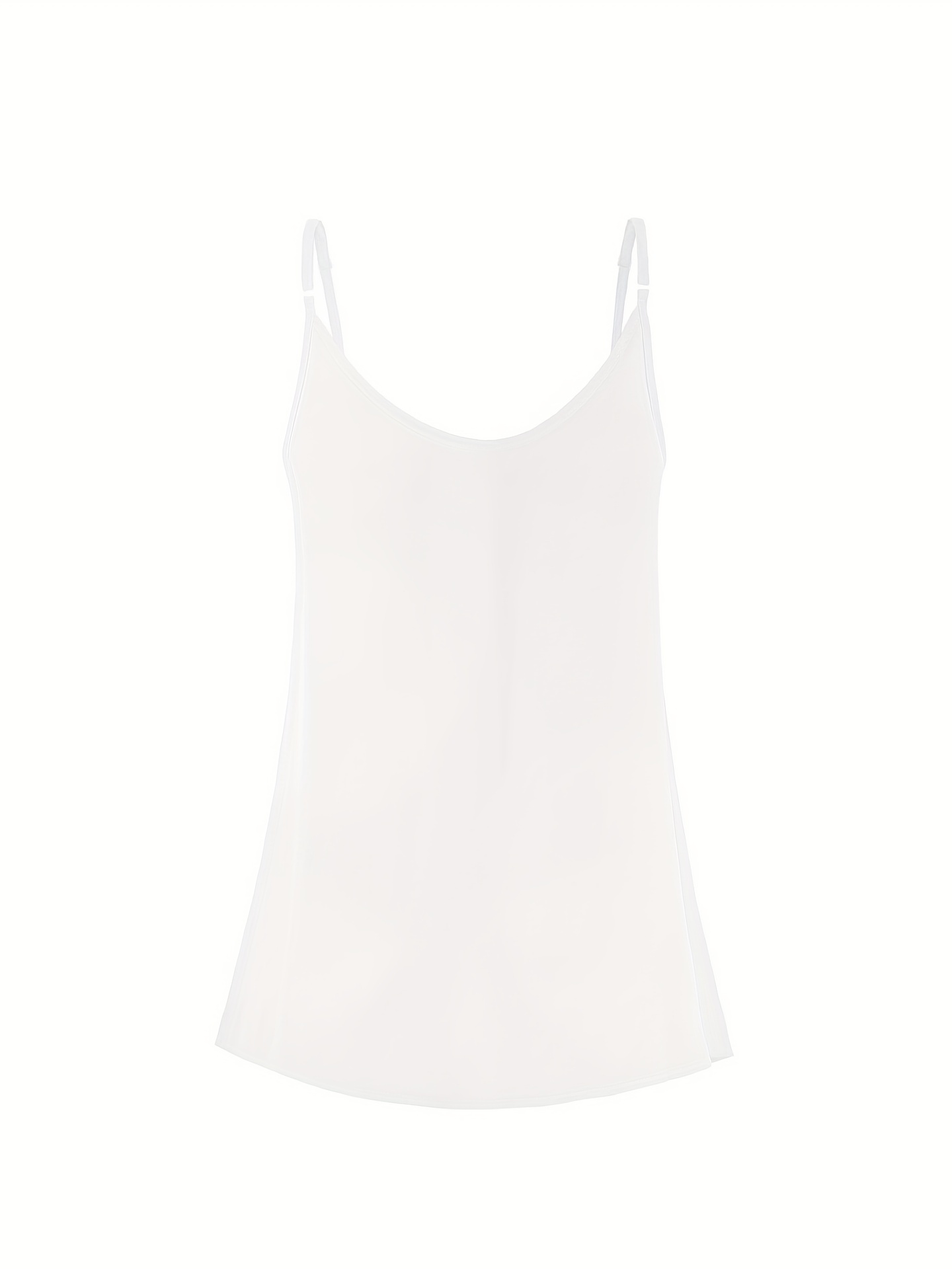V Neck Cami Top Button Sleeveless Strap Summer Casual Women's Clothing