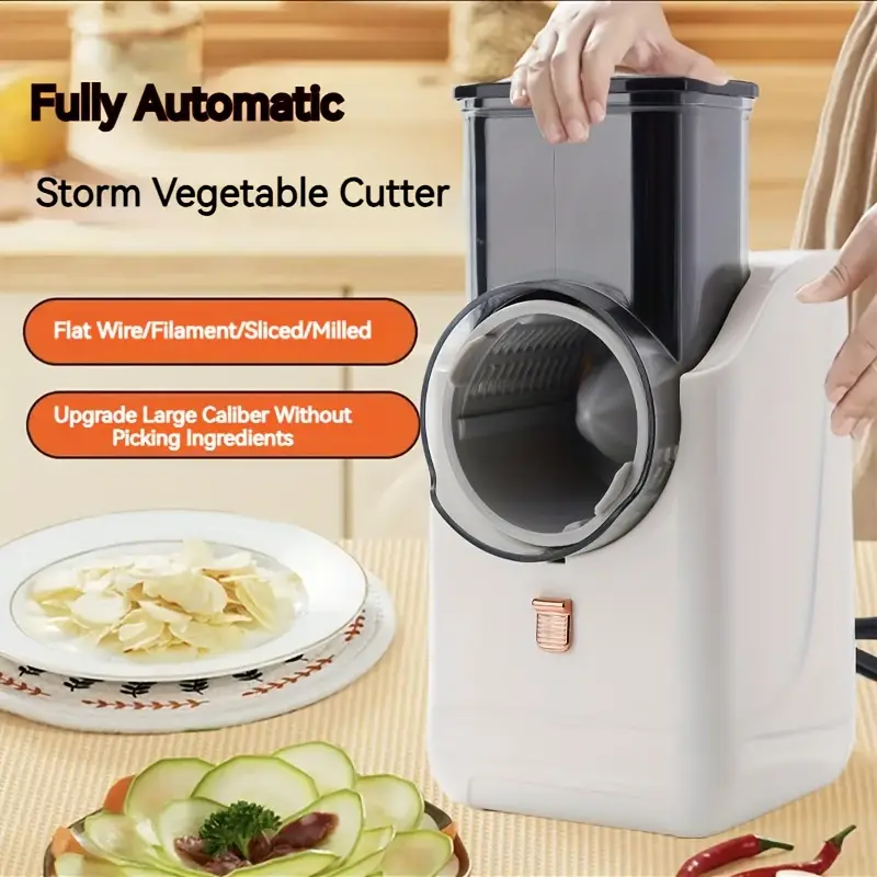 Storm Style Vegetable Cutter, Type-c Interface Intelligent Potato