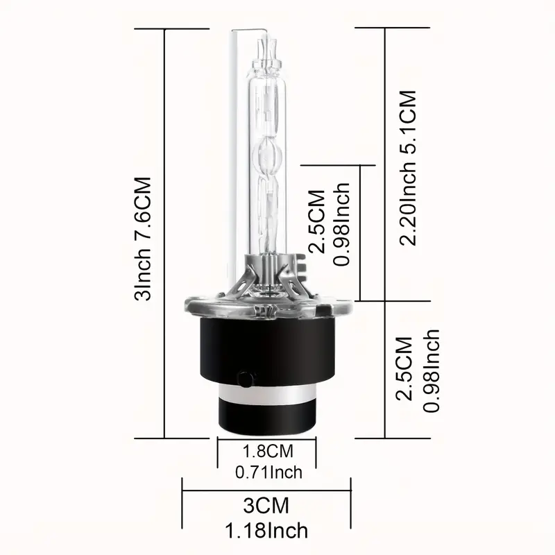D2s Xenon Hid Headlamp Bulb Low High Beam Replacement Bulb - Temu United  Arab Emirates