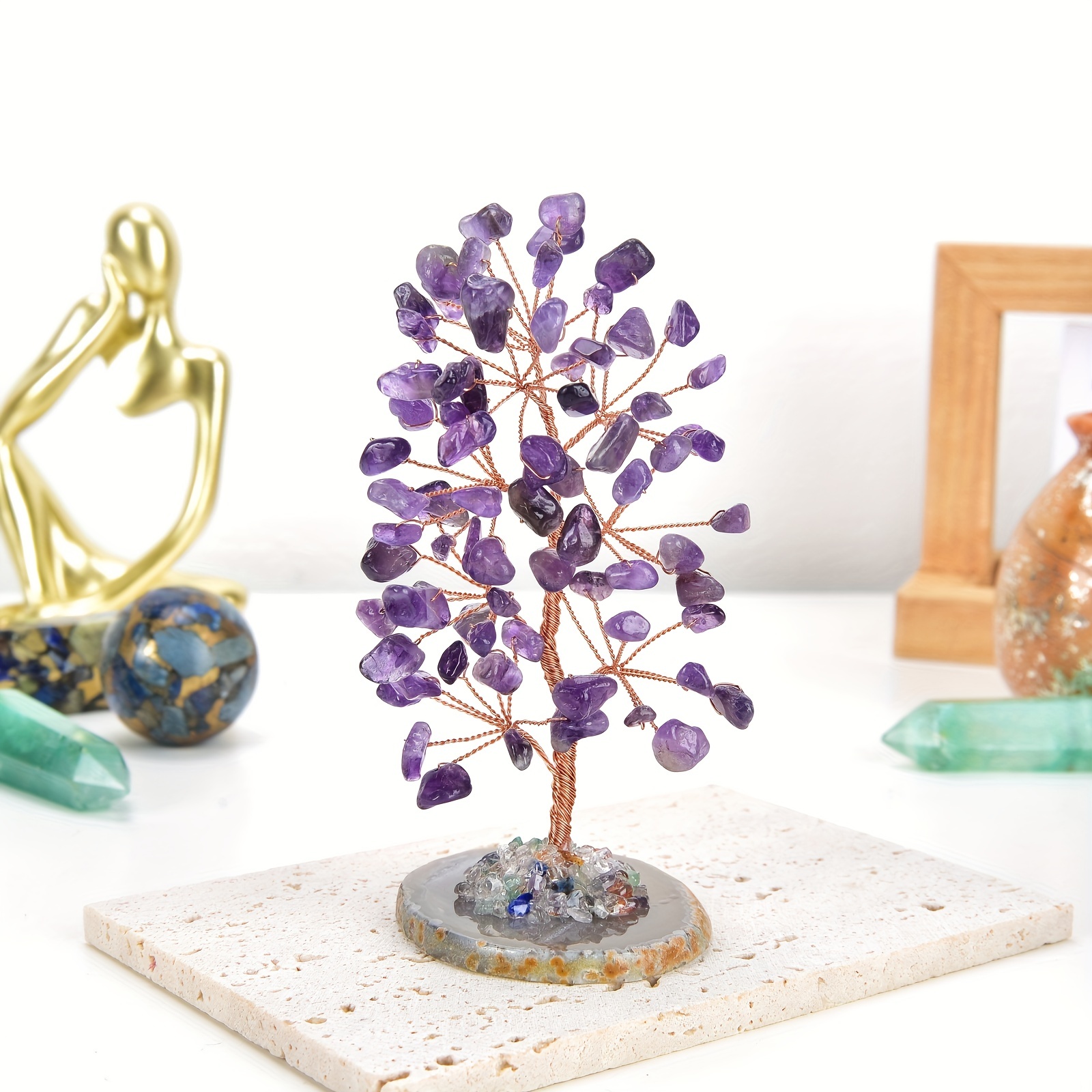 7 Chakra Tree of Life  Crystal Tree for Positive Energy