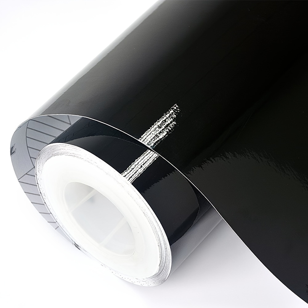 Adhesive High Gloss Black Vinyl Tape Car-Wrap-Film Protection-Sticker-Decal