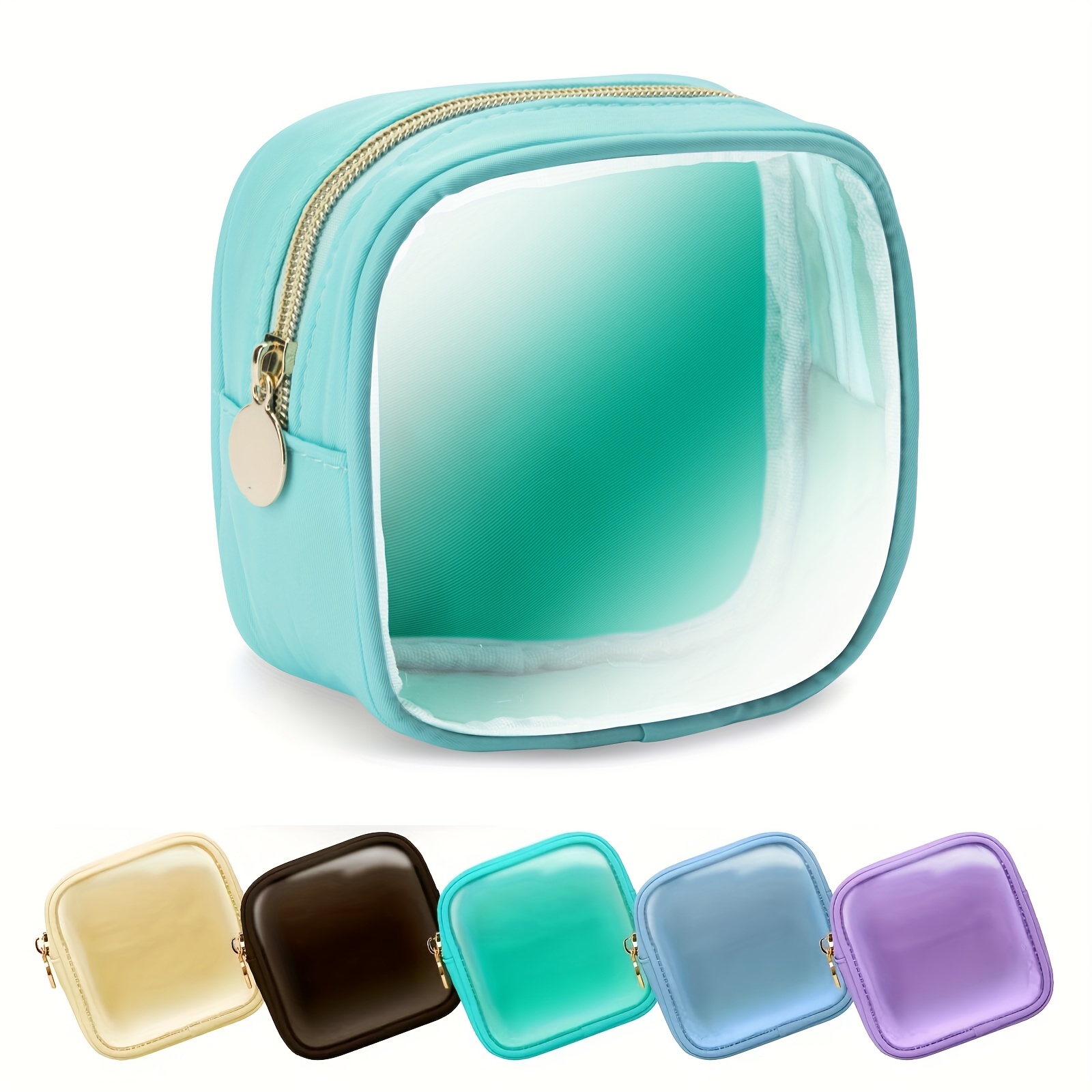 Small Green Transparent Makeup Case