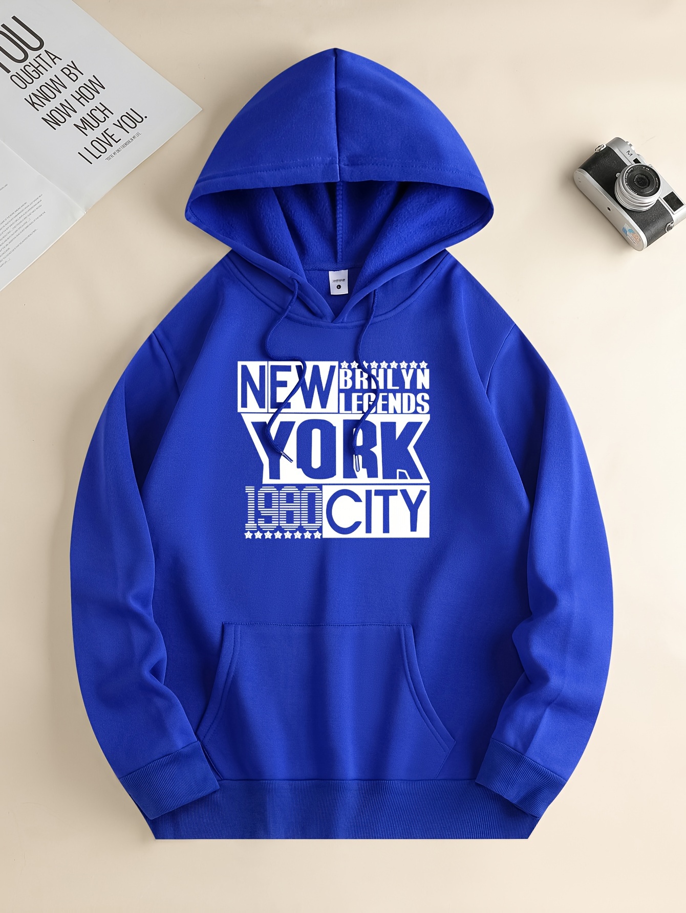 Nyc Brooklyn Graphic Print Hoodie Cool Hoodies For Men Men's - Temu United  Kingdom