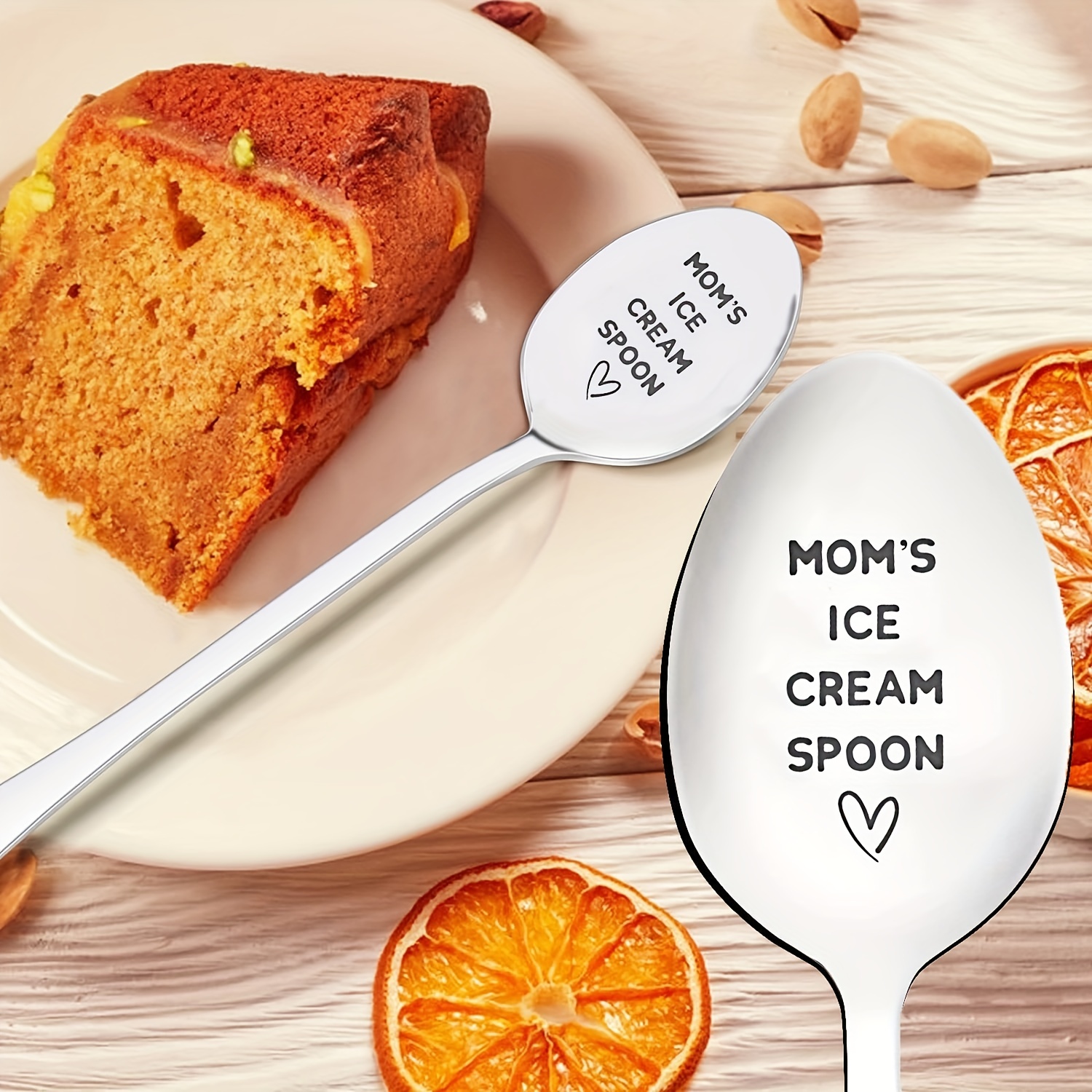 Mirror Polished Stainless Steel Spoon -funny Mom's Coffee Spoon