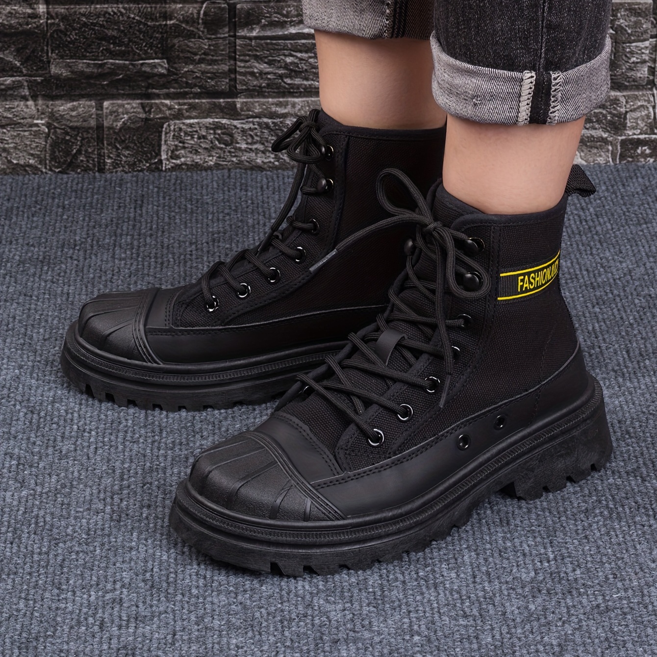 Women's Lace Up Chunky Heel Outdoor Boots