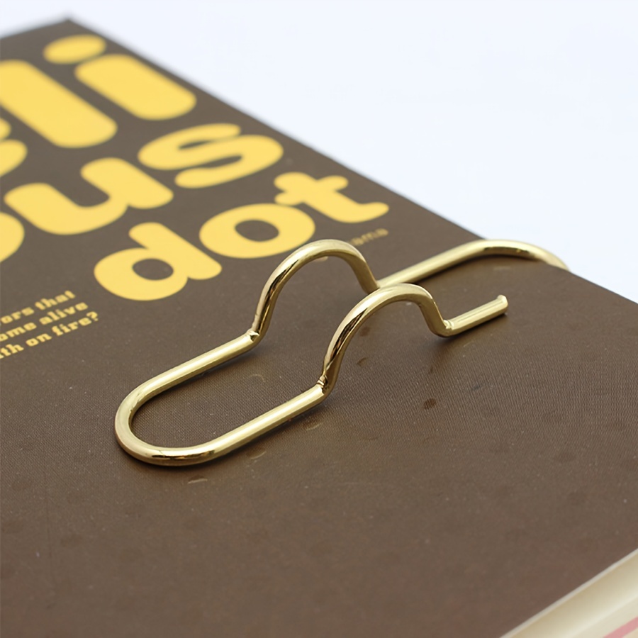 5pcs Metal Pen Clip Notebook Accessory Paper Clip Pen Holder