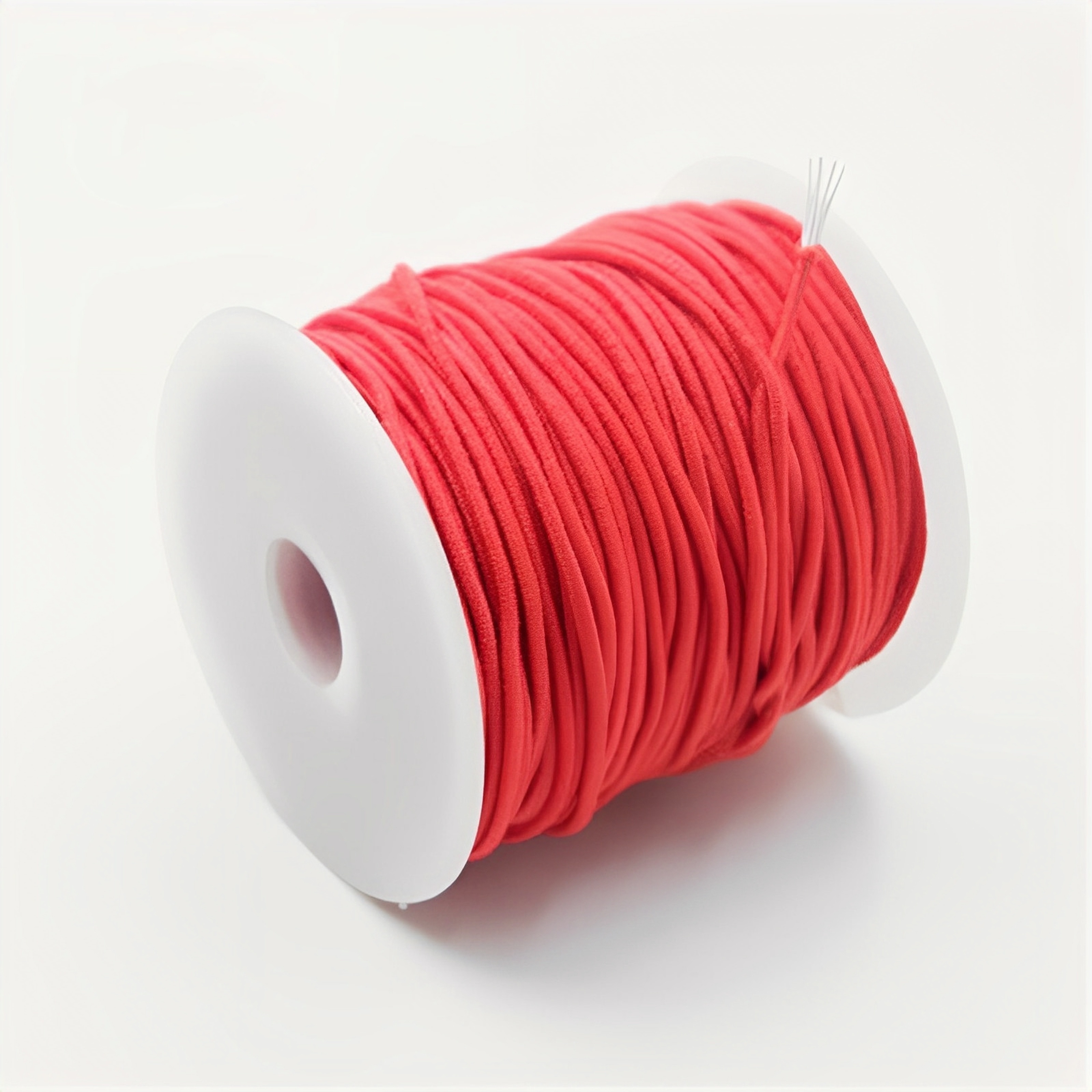 Elastic Thread for Bracelets, DIY Red Polyester String Craft Accessories  Stretchy Elastic String for Jewelry Making Sewing