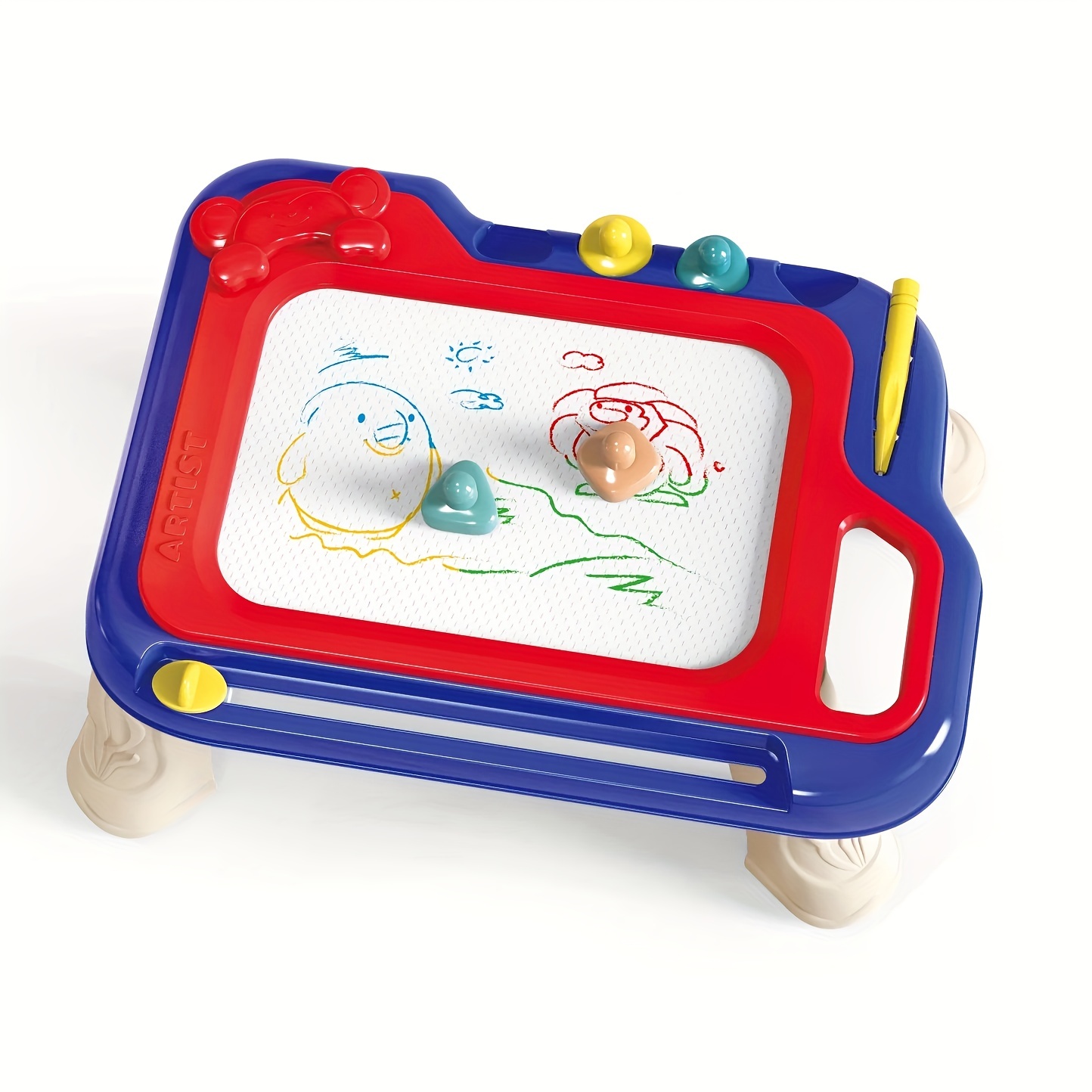 Magnetic Drawing Board Erasable for Kids - Colorful Magna Doodle Drawing  Board Toys - Gifts for Toddlers Kids Writing Sketching Pad - Travel Size 