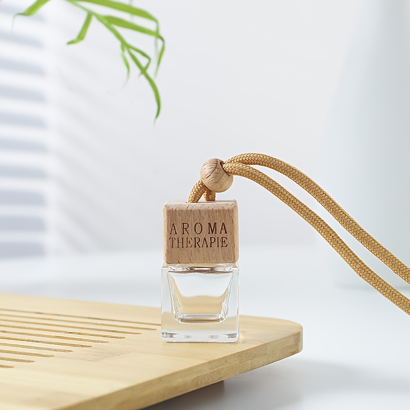 Car Hanging Glass Bottle, Hanging Refillable Car Essential Oil Diffuser  Empty Glass Perfume Pendant Air Fresher Ornament A Gift For Yourself /  Family