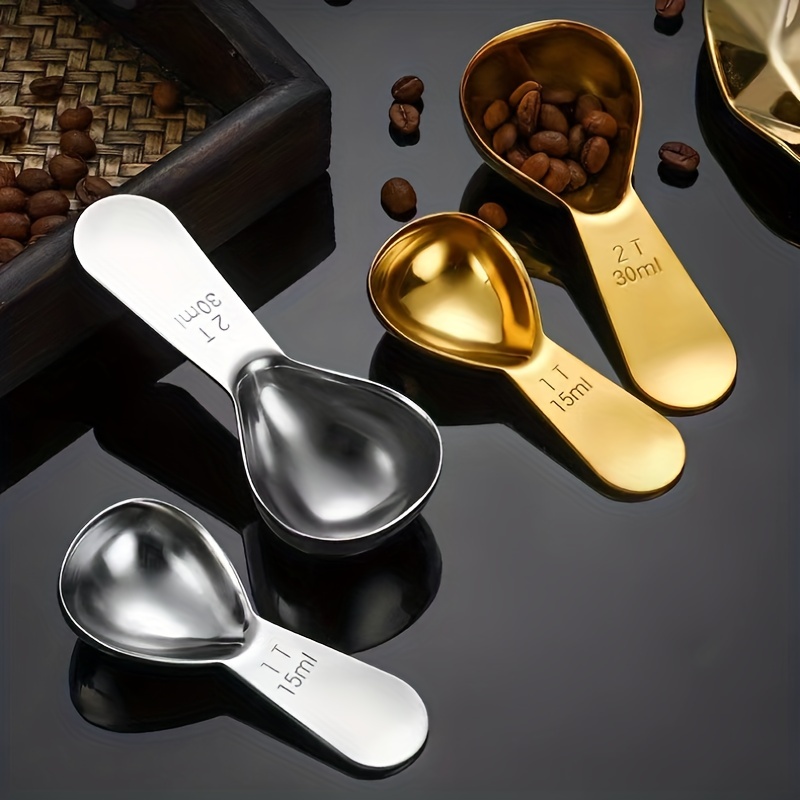 304 Stainless Steel Measuring Spoon Coffee Measuring Scoop - Temu
