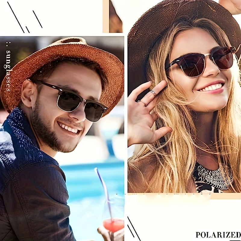 Gafas de sol polarizadas vintage para mujer - Gafas clásicas de moda