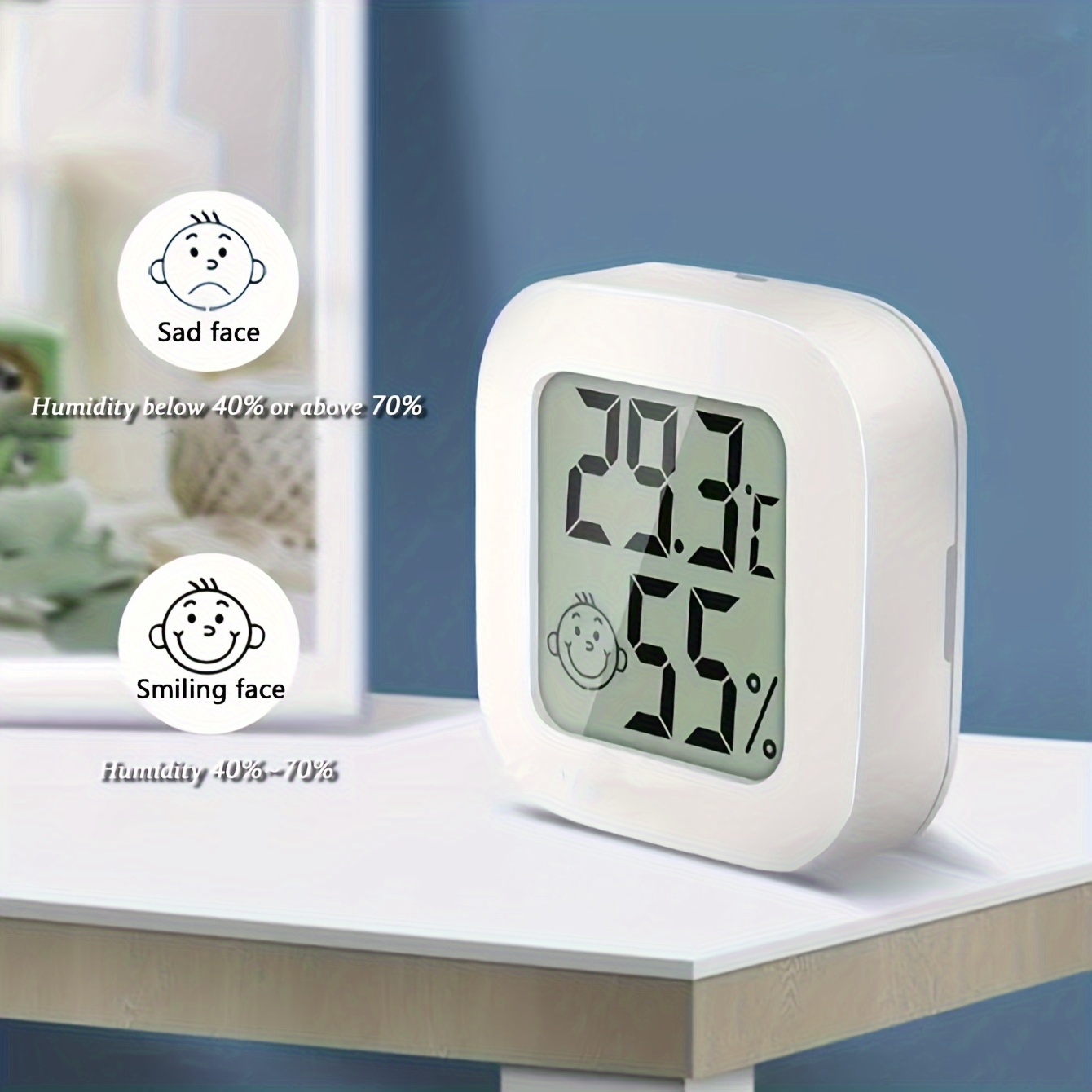 Mini Hygrometer Thermometer Digital Indoor Humidity Gauge Monitor With Temperature  Meter Sensor