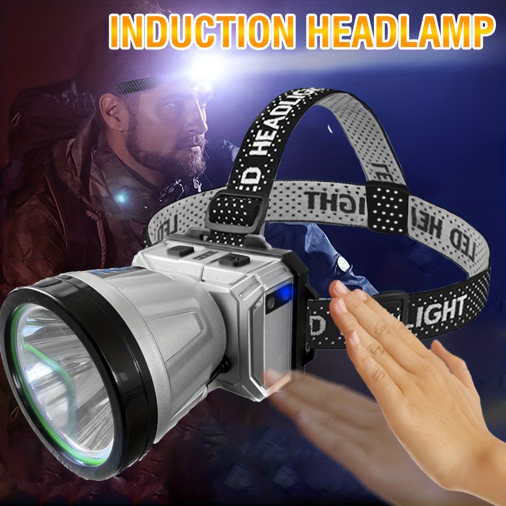 1 Phares À Induction LED, Double Source De Lumière Montée Sur La