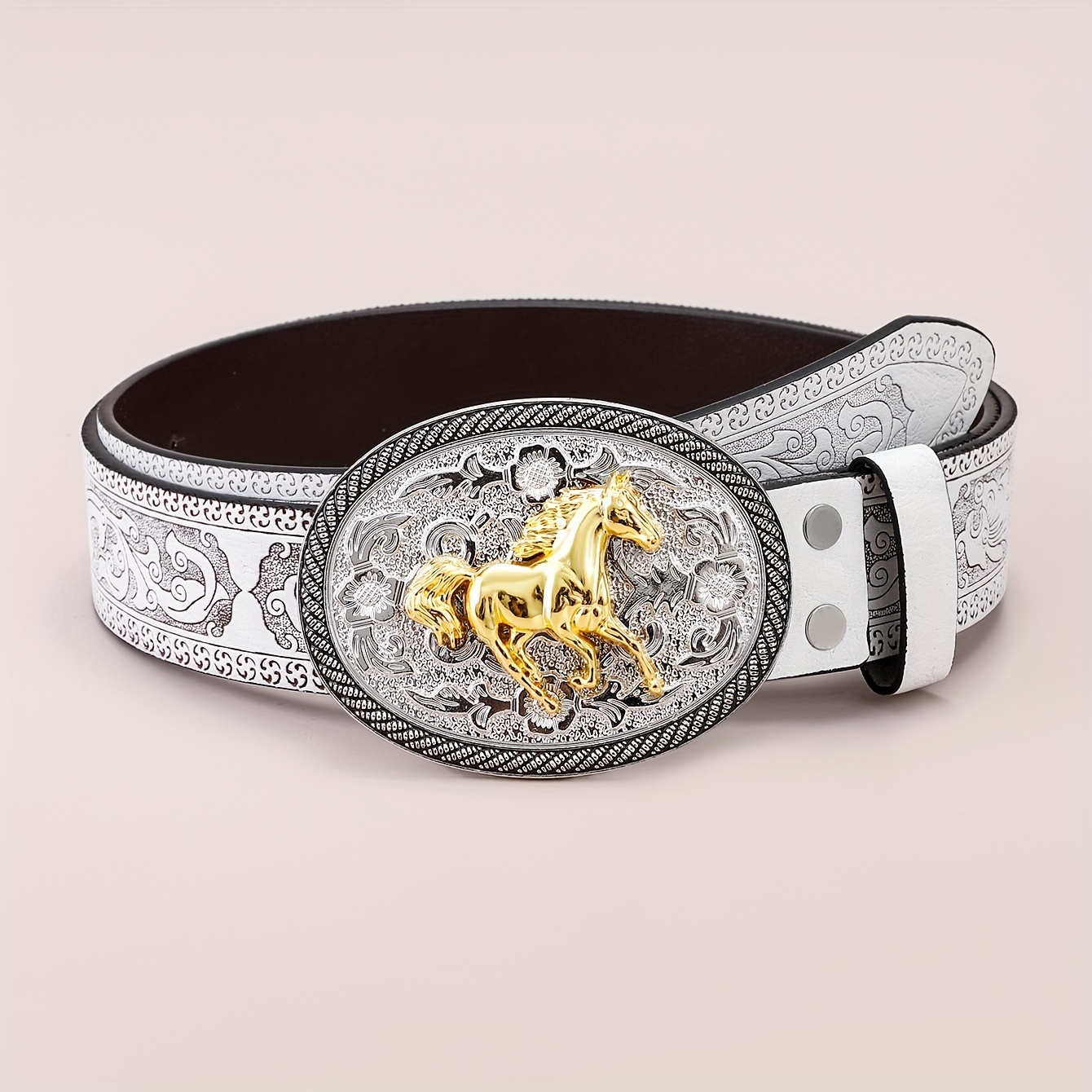 Retro Western Cowboy Women's PU Belt