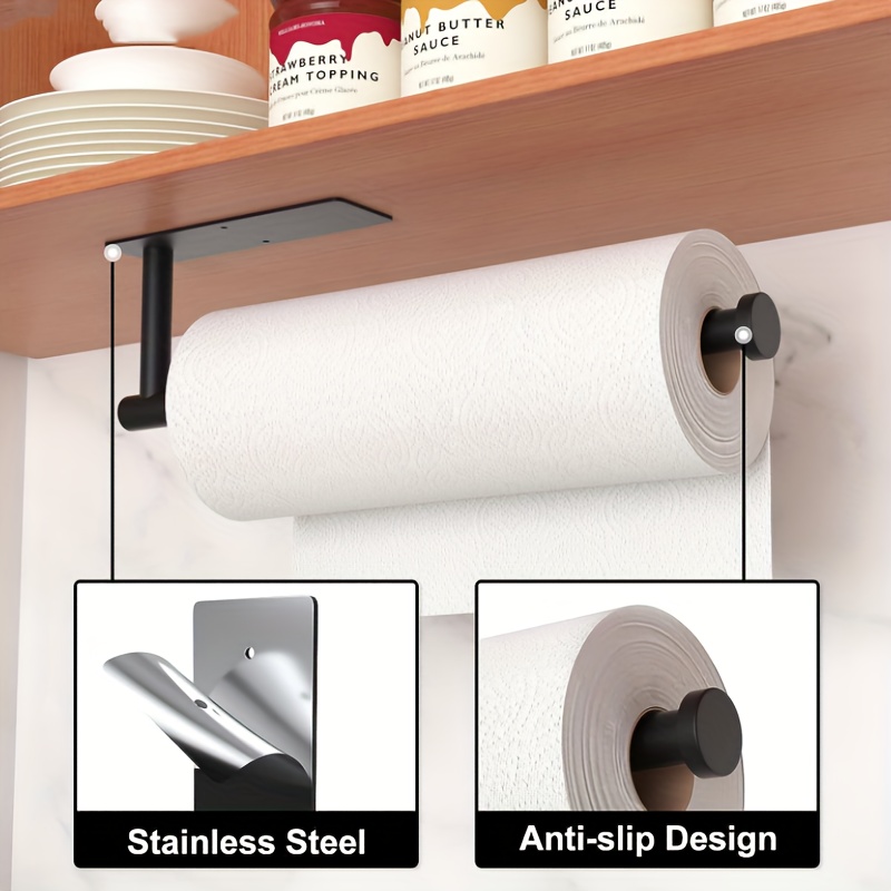 Durable Self adhesive Tissue Holder For Under Cabinet - Temu