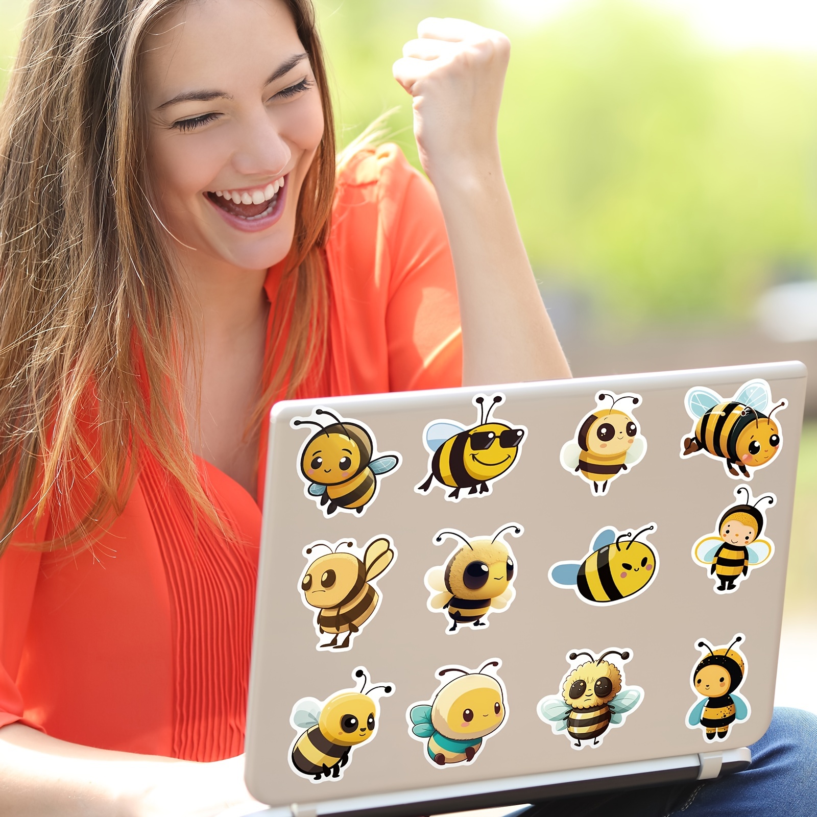 Cute Bumble Bee Stickers