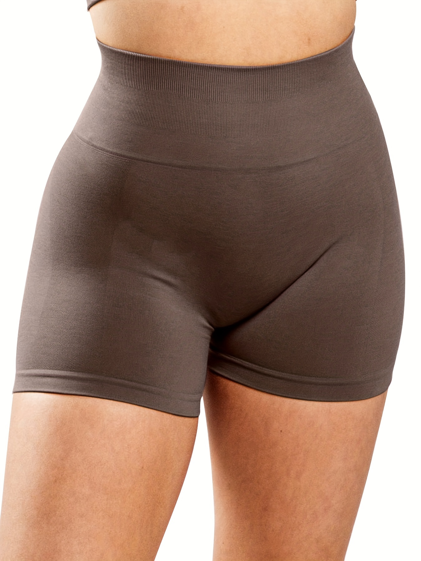 Define Shorts - Womens booty shorts - Almond – Strong Liftwear Australia