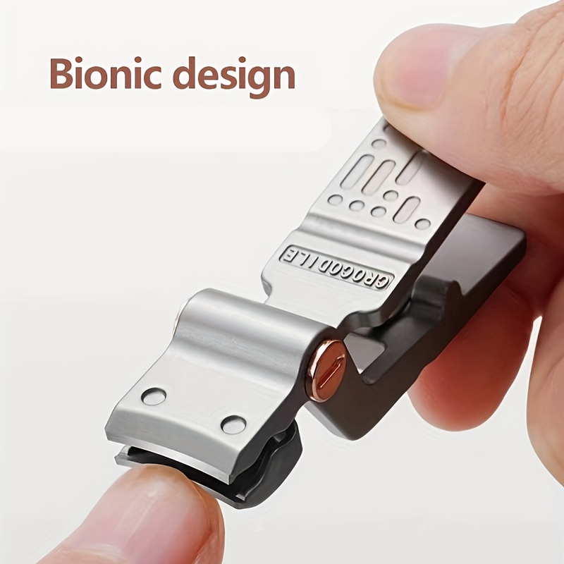 Crocodile Nail Clippers Splash-Proof Large Opening Nail Clippers