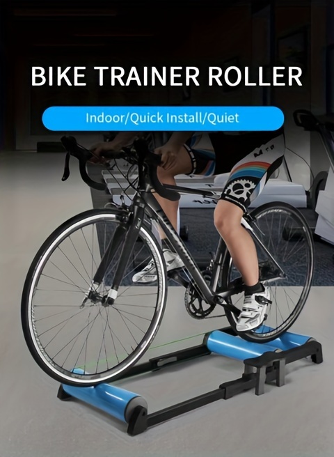 Rodillo de entrenamiento para bicicleta de montaña, resistencia portátil  para ejercicio en casa, soporte para bicicleta