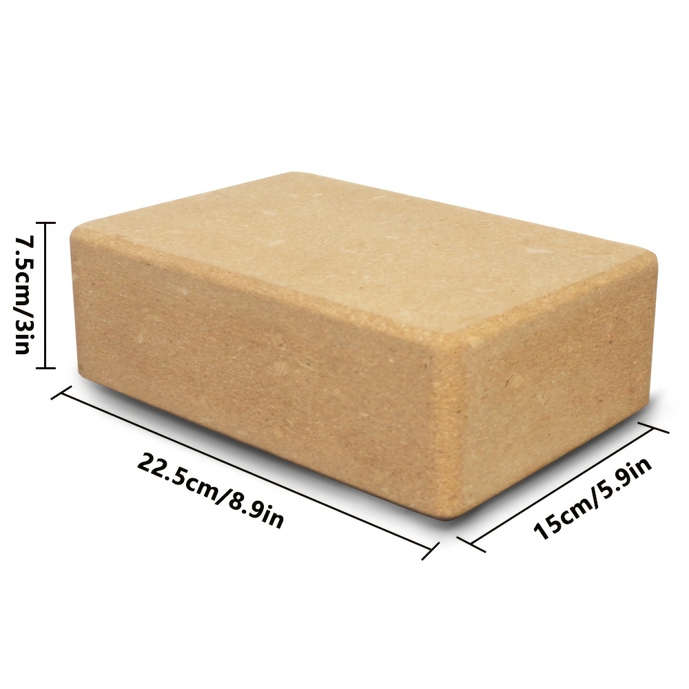 Wooden Color Yoga Block High Density Eva Yoga Brick Suitable - Temu