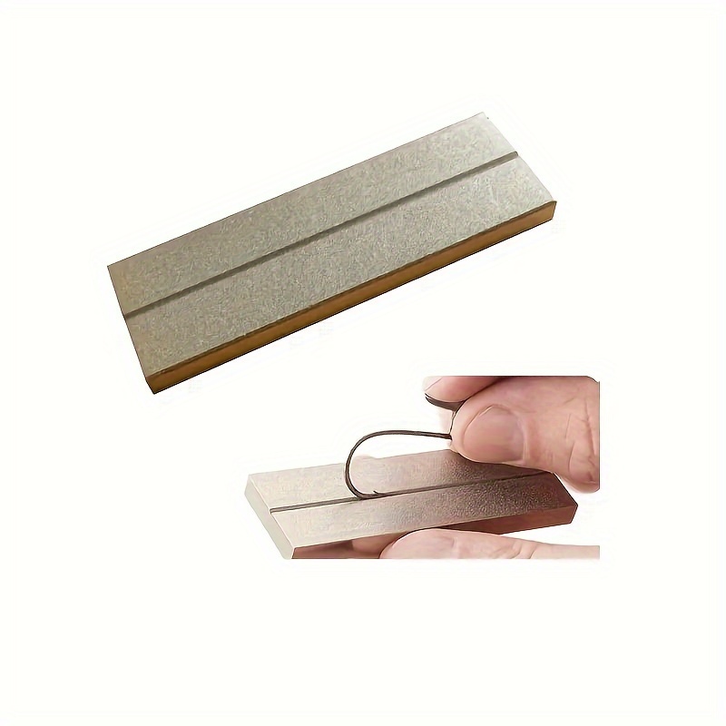 2pcs Fish Hook Sharpener Grinding Stone Portable Hook Grinding Tool Double  Sided Fishing Hook Sharpening File : : Sports & Outdoors