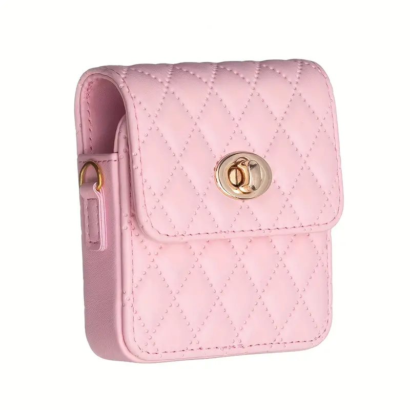 Fashion Exquisite Mobile Phone Bag Crossbody Wallet Shoulder Bag, Women's  Handbag Leather Case For Galaxy Z Flip Flip 3 4 5 Oppo Flip - Temu