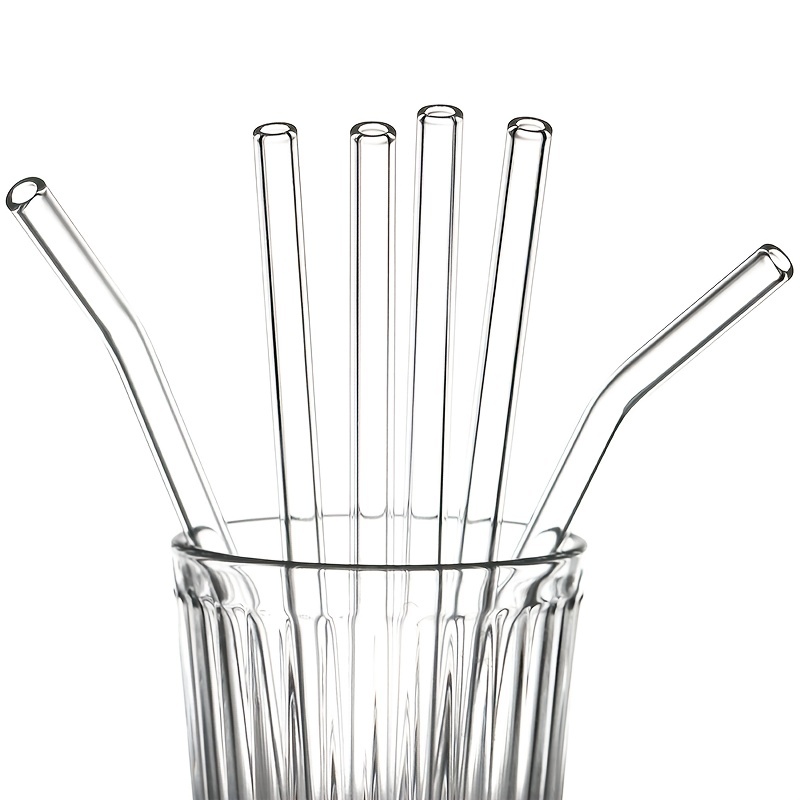 House Artistry Glass Straws Reusable Straws Heat Resistant Glass