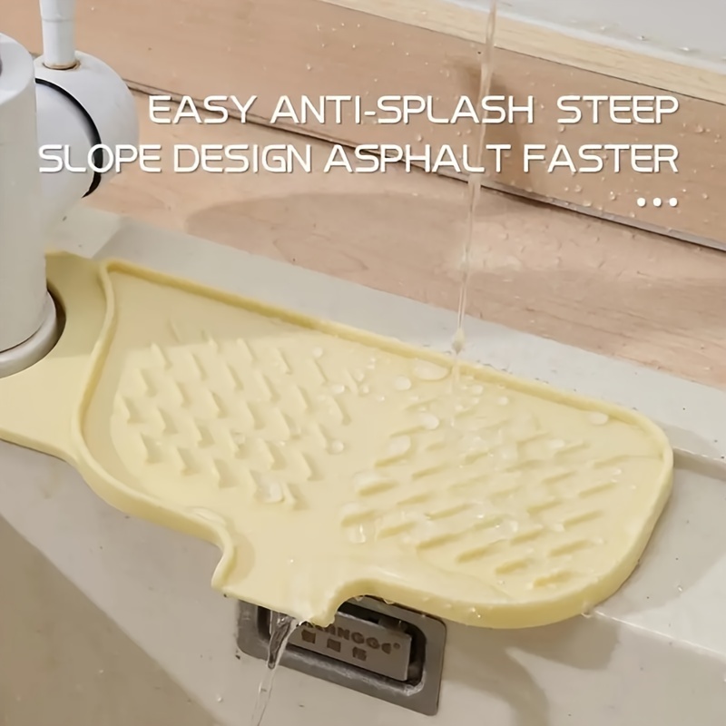 Slope Design Faucet Drain Pad