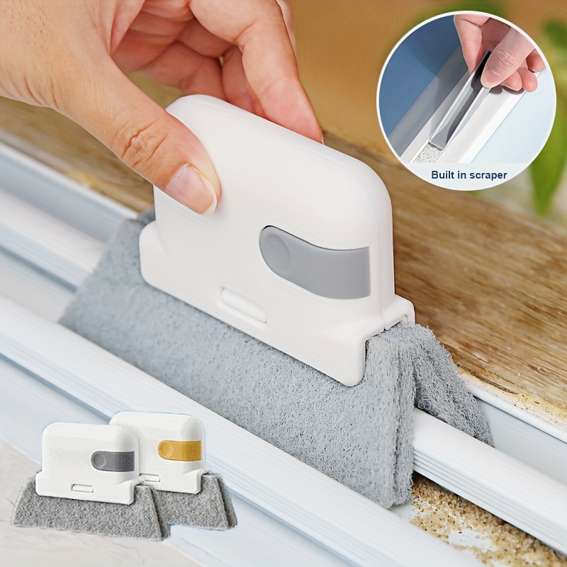 2 in 1 Groove Cleaning Tool Creative Detachable Cloth Window - Temu