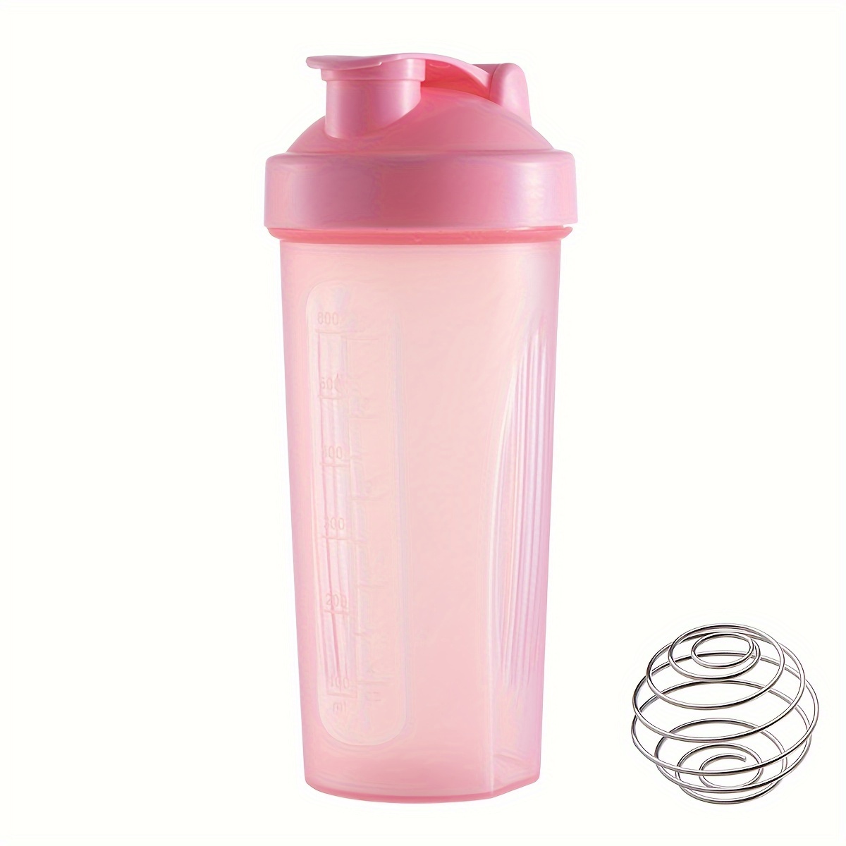 Personalised Pink 600ml Shaker Bottle Protein Sport Fitness With Shaker  Gift 
