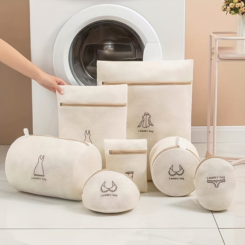 Laundry Bags Washing Machine Household Underwear Care Bag - Temu