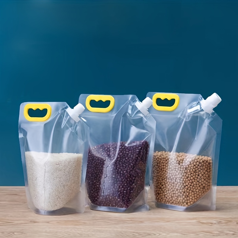 Grain Moisture proof Sealed Bag With Lid Food Storage - Temu
