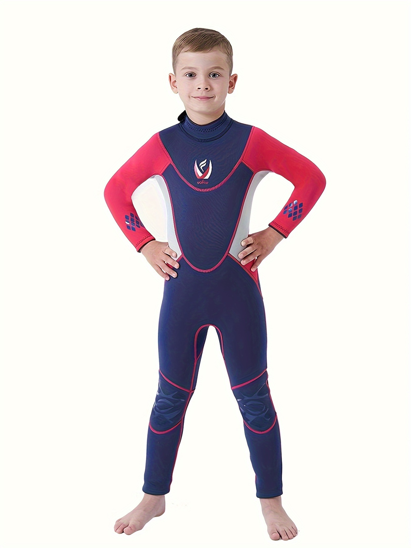 Zipper Wet Suits Neoprene Thermal Swimsuits Keep Warm Diving Suit