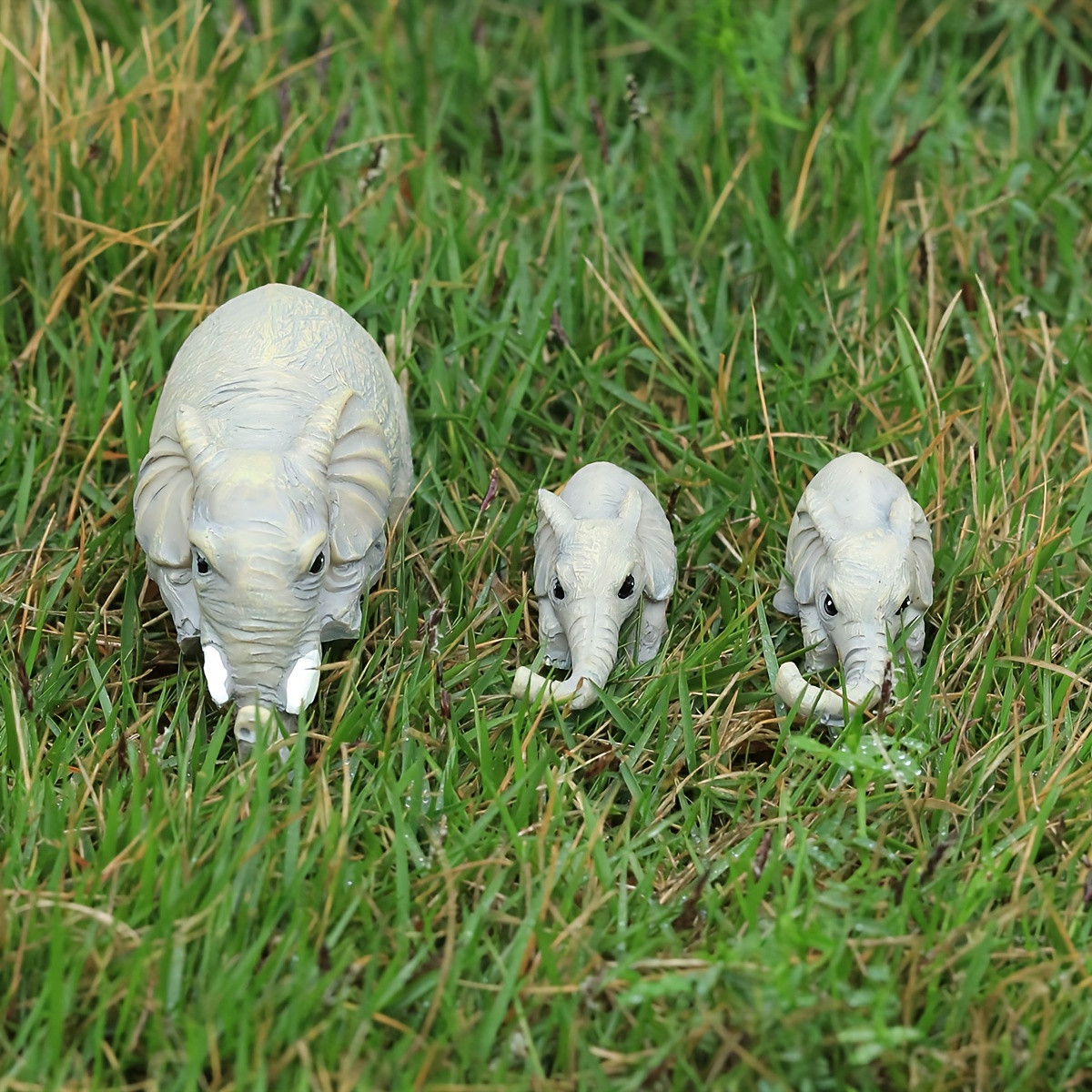 1 Pezzo Statua Elefante Bianco Figurine Decorative Elefante - Temu