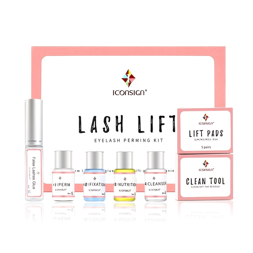 Lash Lift Kit Eyelash Perming Kit Long Lasting Eye Lash - Temu