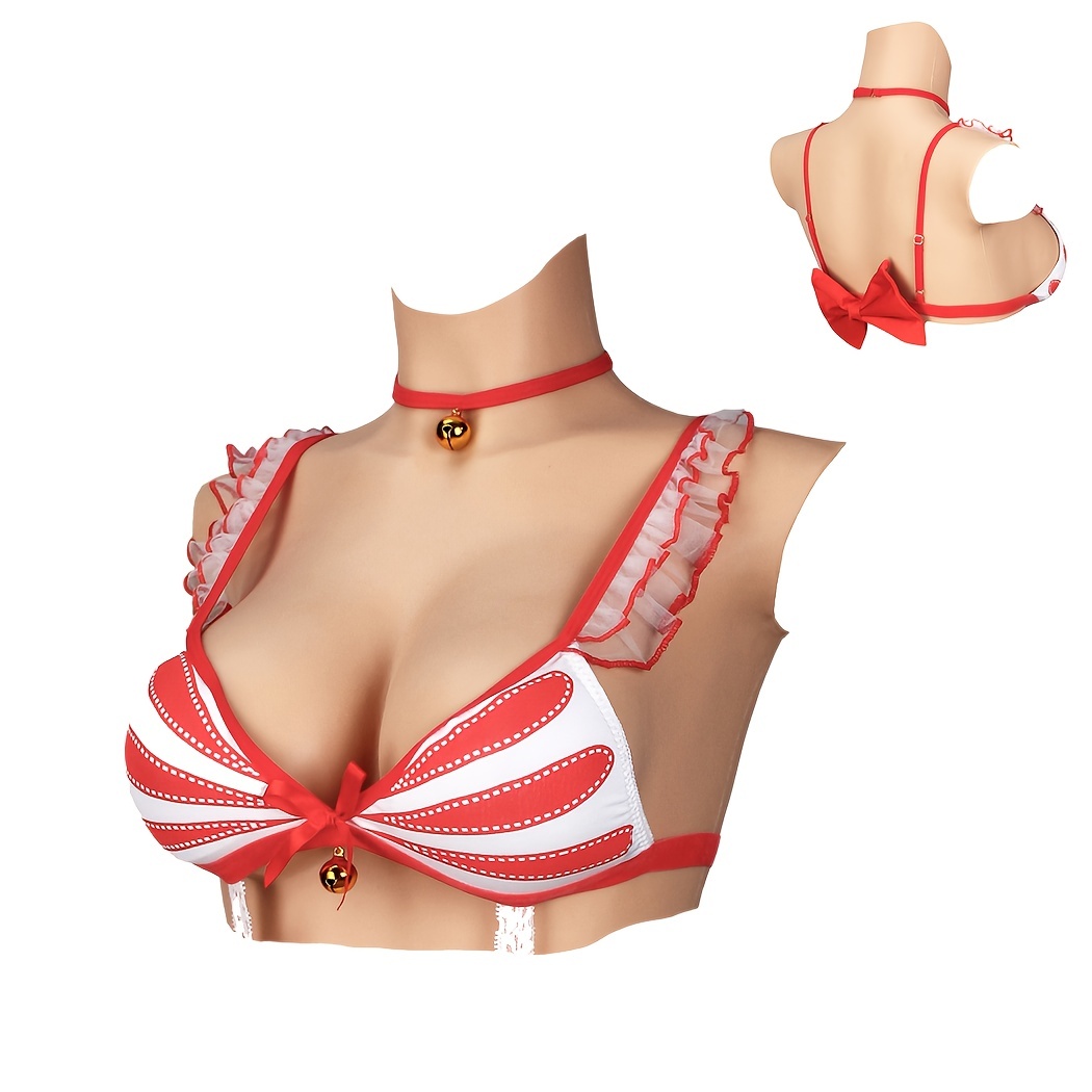 Silicone Breast Bra For Cross Dressing And Cosplay Realistic