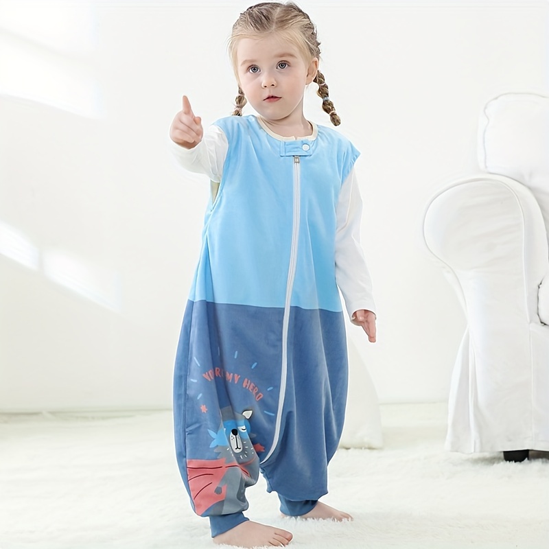 Baby Flannel Pajamas Toddler Sleepwear Warm Soft Winter Sleepsack