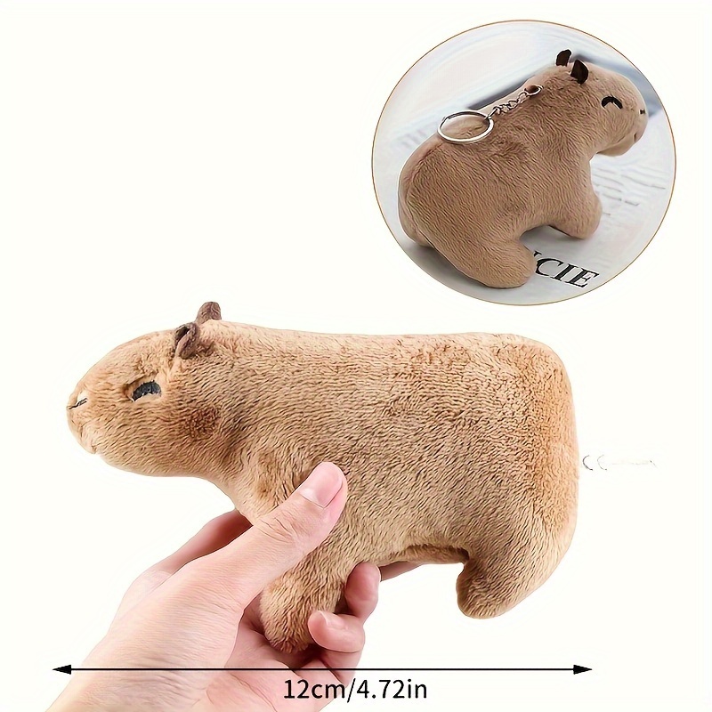 Star Capybara Keychain Cartoon Plush Doll Car Keyring Bag - Temu Australia