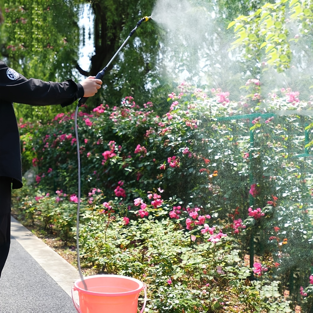 

1pc, Electric Garden Watering Spray Gun, Gardening Plant Spray Gun, Disinfection Spray, Household Irrigation Sprayer Tool