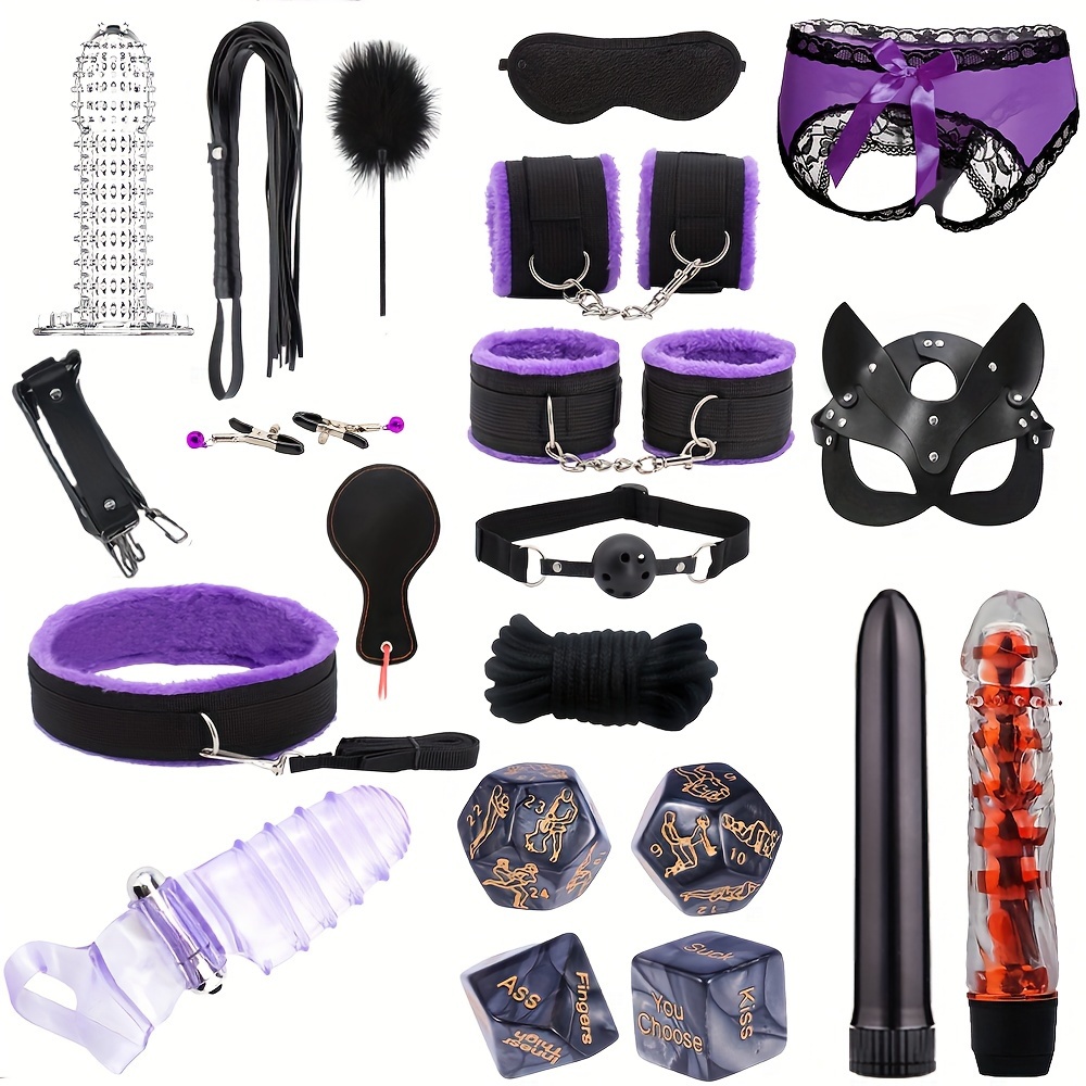 Sex Bondage Bdsm Kit Restricciones Set Juguetes Sexuales - Temu Chile